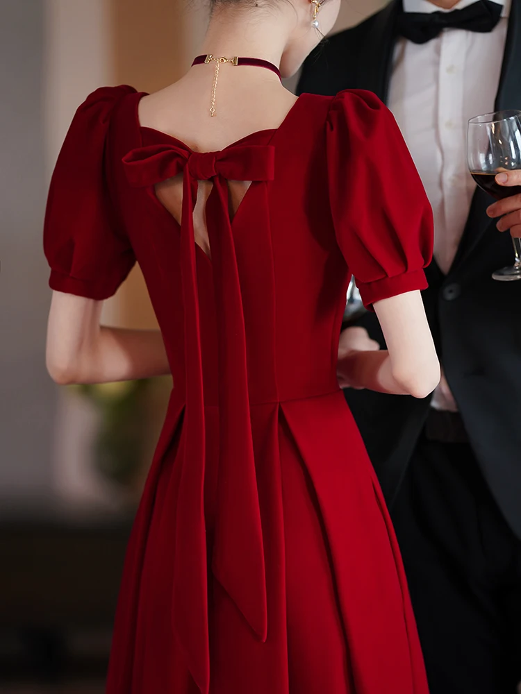 Red Wedding Dr Fem Model ort Size Summer New Sle Par Wear Korean Version Zipper Ba Slim Fit mid Waist Dr
Red Wedding Dr Fem Model ort Size Summer New Sle Par Wear Korean Version Zipper Ba Slim Fit mid Waist Dr