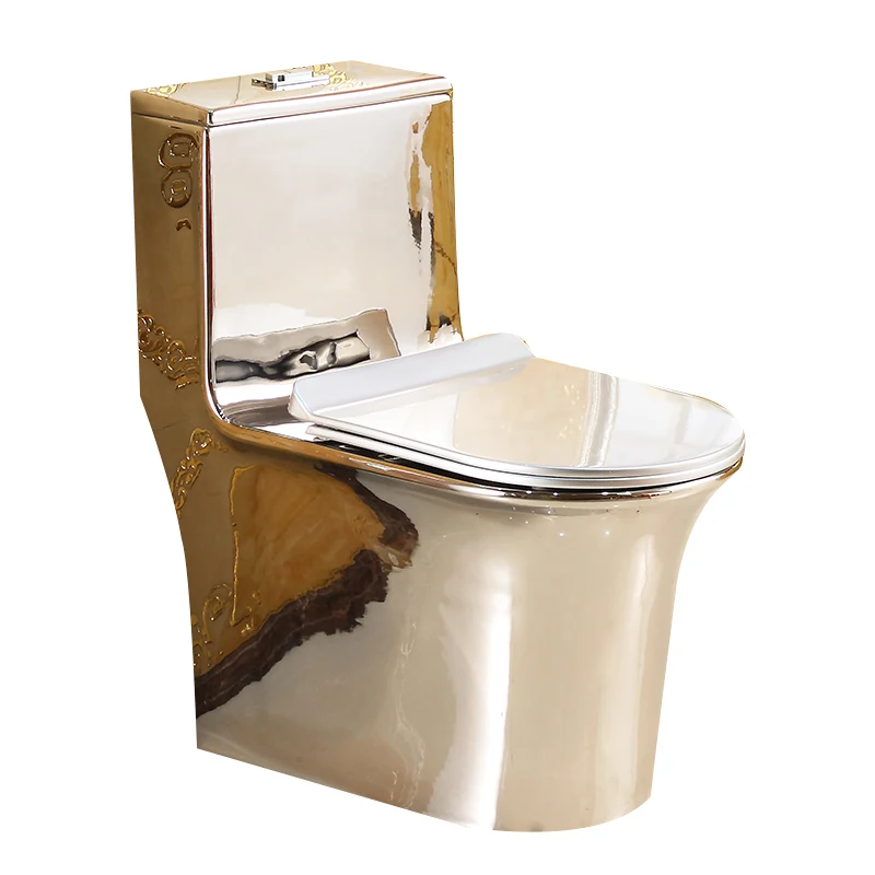 Silver toilet creative personality art bar flush toilet super swirl color deodorant toilet
Silver toilet creative personality art bar flush toilet super swirl color deodorant toilet
