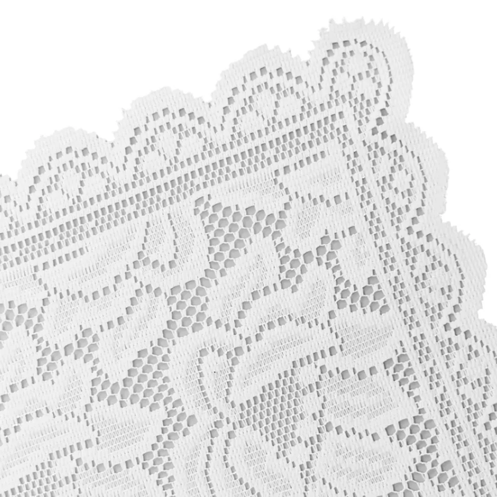 White Lace Tablecloth 43x93cm for Coffee Table and Entertainment Unit Cover for Living Room Furniture Decoration
White Lace Tablecloth 43x93cm for Coffee Table and Entertainment Unit Cover for Living Room Furniture Decoration