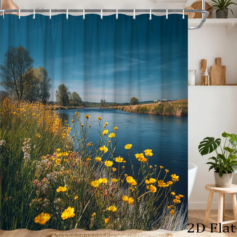 Vibrant Floral Nature Shower Curtain Large 180x180cm Spring Landscape Bathroom Home Decor Water Print Curtain
Vibrant Floral Nature Shower Curtain Large 180x180cm Spring Landscape Bathroom Home Decor Water Print Curtain