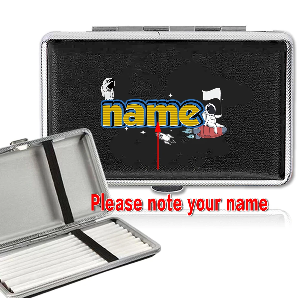 Customized Name PU Cigarette Case Organizer Cigar Box Storage Tobacoo Container Smoking Accessories for Purse Personalized DIY
Customized Name PU Cigarette Case Organizer Cigar Box Storage Tobacoo Container Smoking Accessories for Purse Personalized DIY