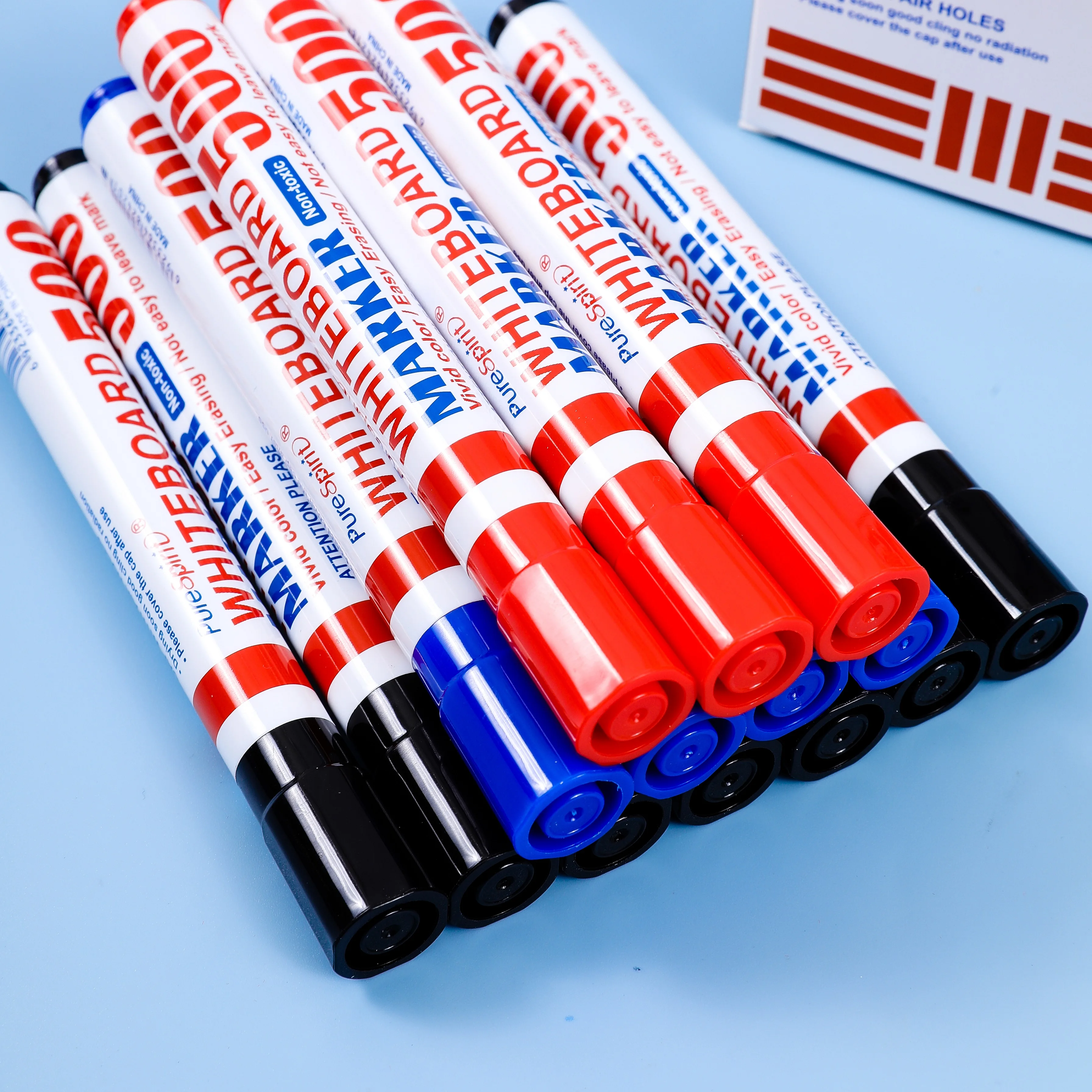 10pcs White Board Marker Black Blue Red Whiteboard Marker Pen for School Office
10pcs White Board Marker Black Blue Red Whiteboard Marker Pen for School Office