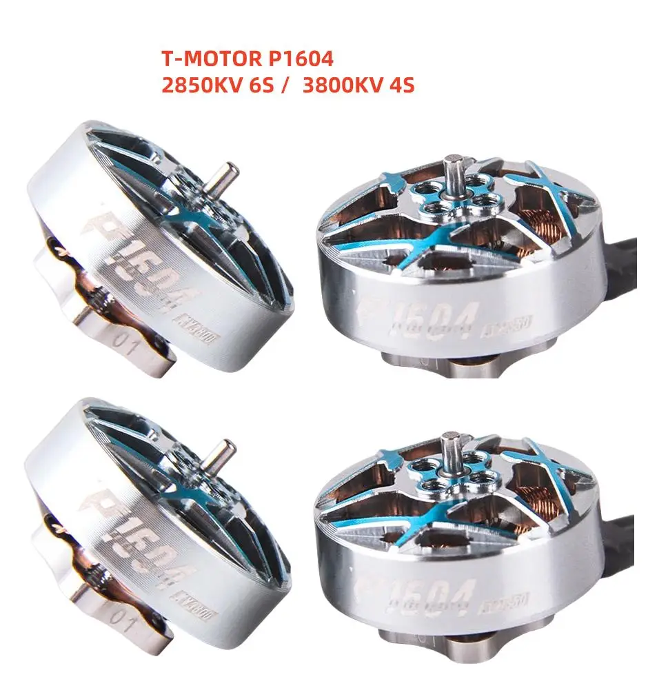 4 PCS T-MOTOR P1604 KV2850 6S / KV3800 4S FPV Motor For 3.5 inch freestyle sub 250g FPV Racing Drone
4 PCS T-MOTOR P1604 KV2850 6S / KV3800 4S FPV Motor For 3.5 inch freestyle sub 250g FPV Racing Drone