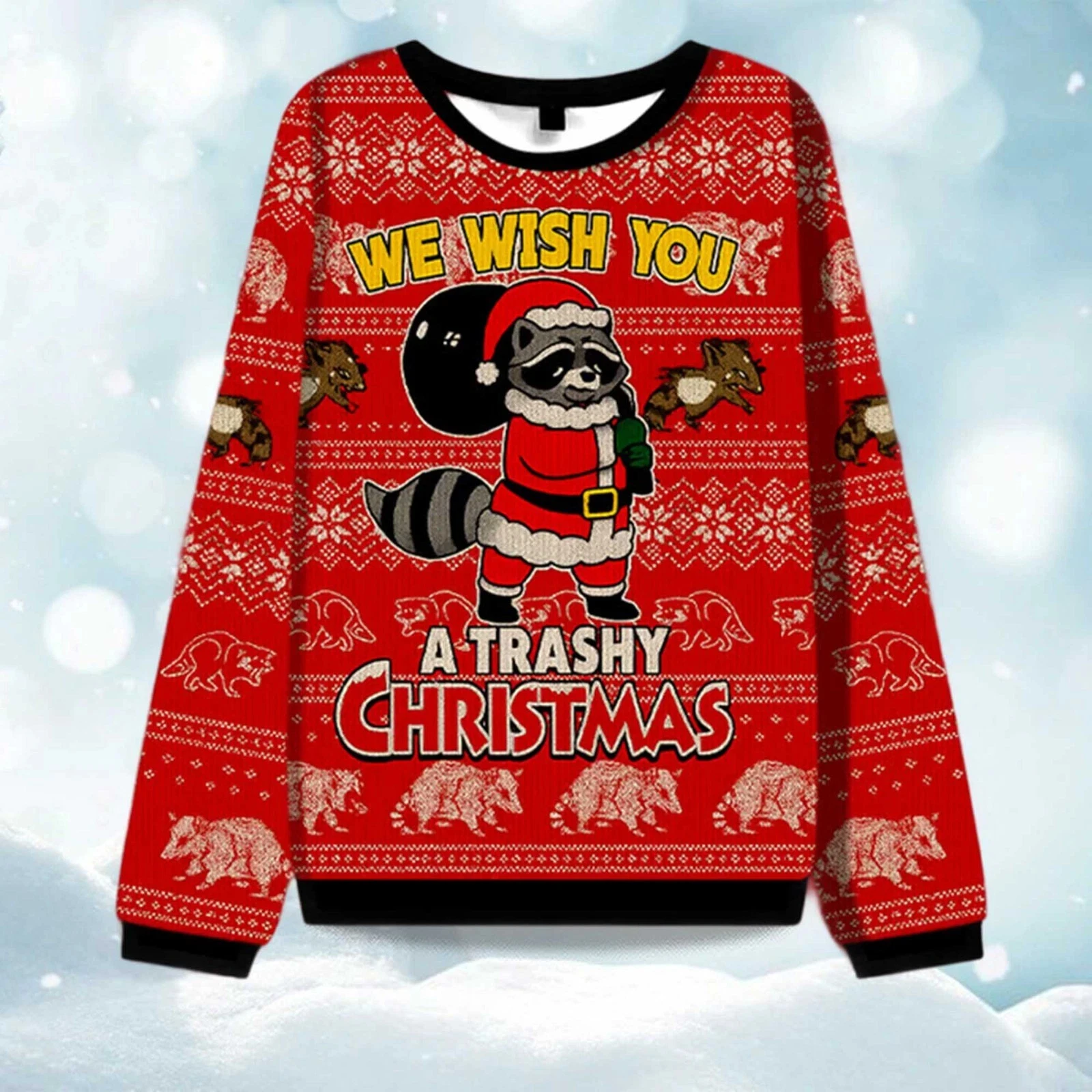Cartoon Santa Claus 3D Printed Sweatshirt New Ugly Christmas Sweater Funny Animal Cat Raccoon Pullovers Unisex Tops Tracksuits
Cartoon Santa Claus 3D Printed Sweatshirt New Ugly Christmas Sweater Funny Animal Cat Raccoon Pullovers Unisex Tops Tracksuits
