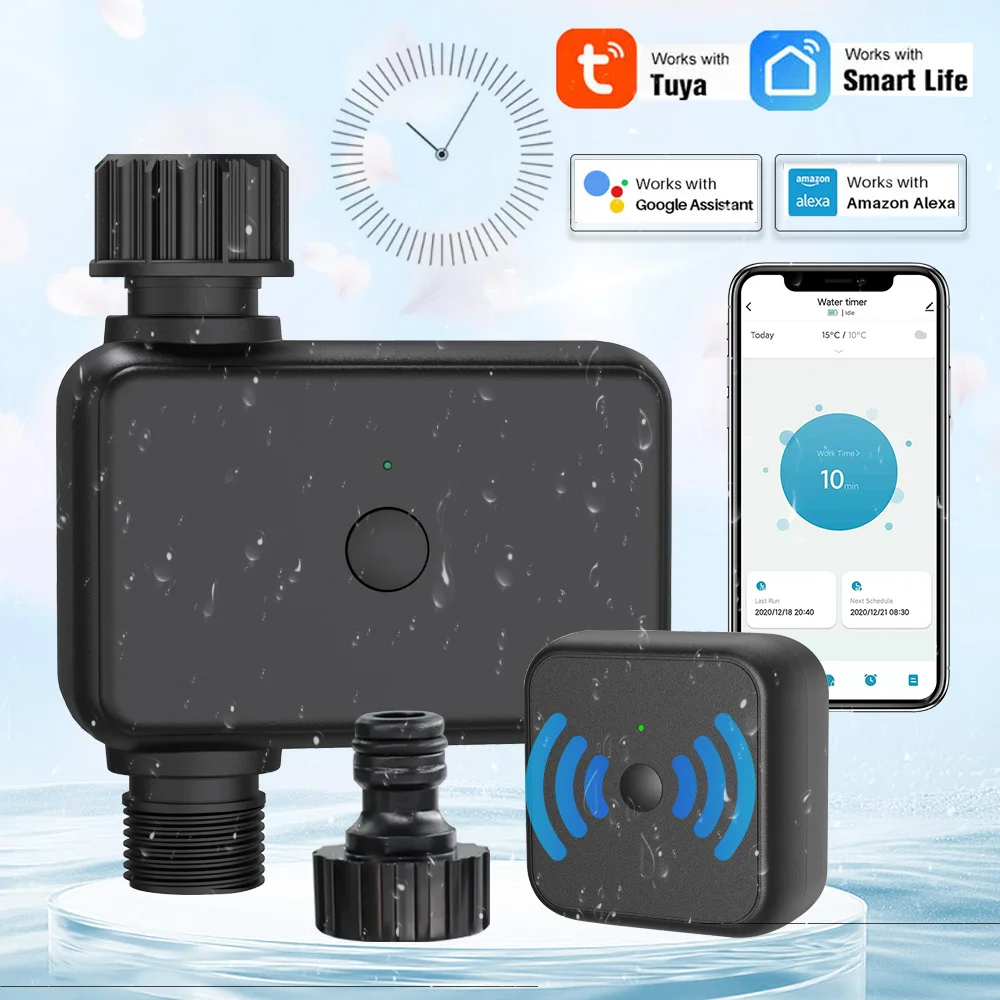 1-way WIFI/Bluetooth Compatible Timer Automatic Programming Garden Watering Controller Drip Irrigation System US EU UK AU Plug
1-way WIFI/Bluetooth Compatible Timer Automatic Programming Garden Watering Controller Drip Irrigation System US EU UK AU Plug