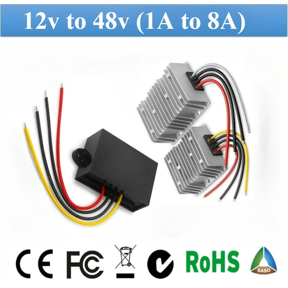 12v to 48v 1A to 20A DC DC Step Up Power Converter Voltage Regulator Boost Module12v to 48v Output Power Supply Module for Car
12v to 48v 1A to 20A DC DC Step Up Power Converter Voltage Regulator Boost Module12v to 48v Output Power Supply Module for Car