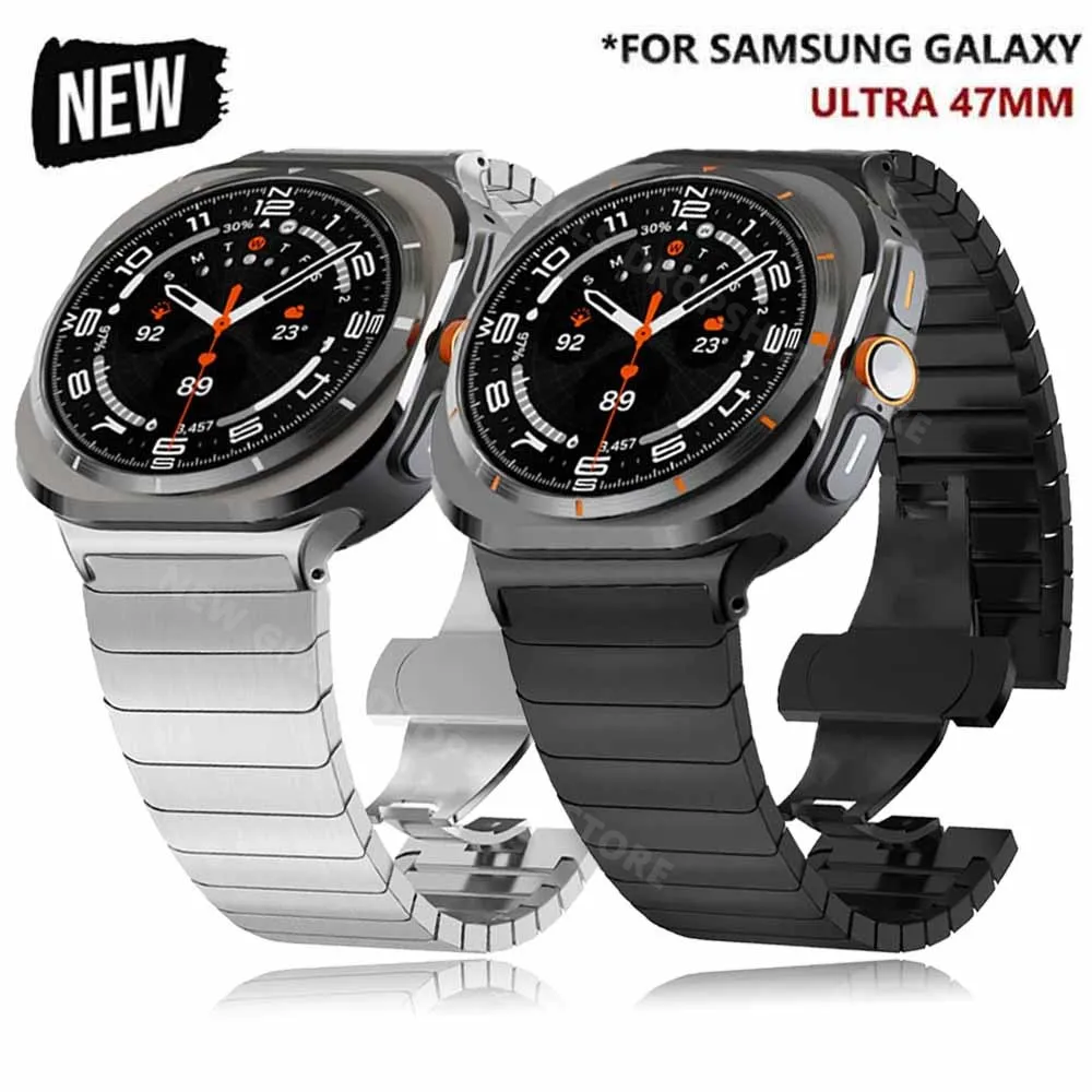 Luxury Bracelet For Samsung Galaxy Watch Ultra 47mm Zinc Alloy Band For Galaxy Watch Ultra 47mm Mens Business Strap Accessories
Luxury Bracelet For Samsung Galaxy Watch Ultra 47mm Zinc Alloy Band For Galaxy Watch Ultra 47mm Mens Business Strap Accessories