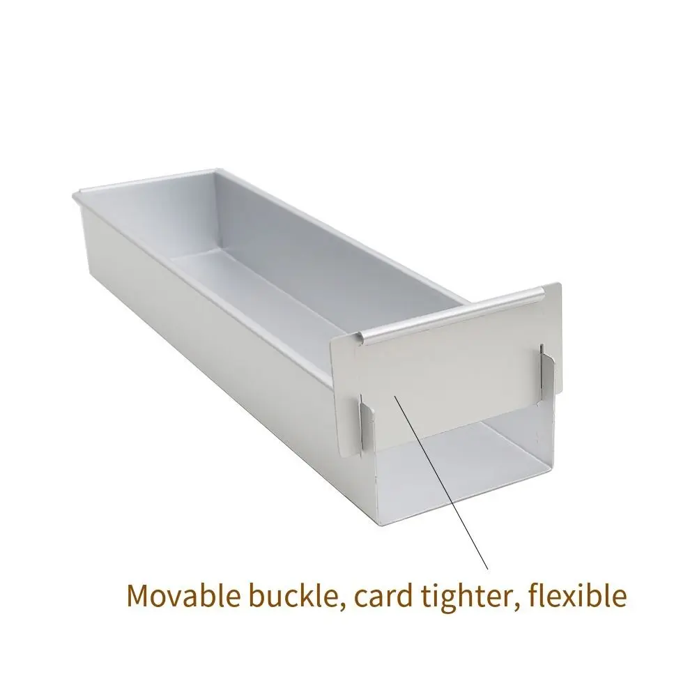 Professional Aluminium Alloy Loaf Pan Non Stick Long Cake Baking Pan Activity Edge Durable Flat Toast Box Oven Baking
Professional Aluminium Alloy Loaf Pan Non Stick Long Cake Baking Pan Activity Edge Durable Flat Toast Box Oven Baking