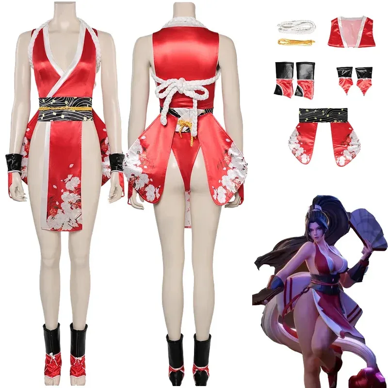 Nitara Mai Shiranui Bikini Cosplay Jumpsuit Costume Game Mortal Cos Kombat Outfits For Adult Women Halloween Carnival Suit
Nitara Mai Shiranui Bikini Cosplay Jumpsuit Costume Game Mortal Cos Kombat Outfits For Adult Women Halloween Carnival Suit