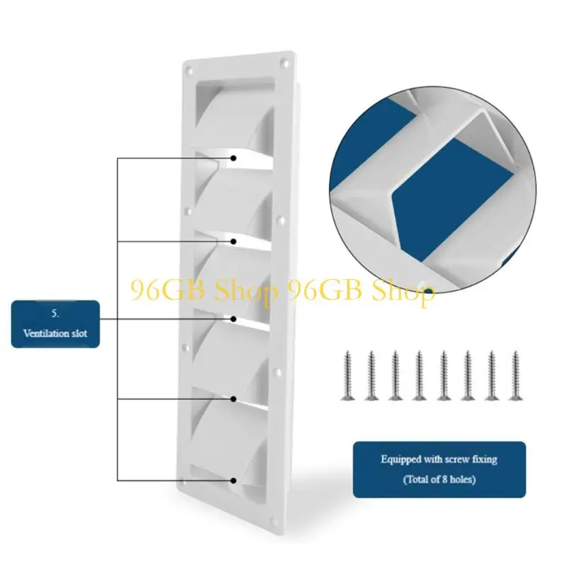 96GB Yacht Vent Panel Built In Water Barrier Strong Construction Ventilation Spare
96GB Yacht Vent Panel Built In Water Barrier Strong Construction Ventilation Spare