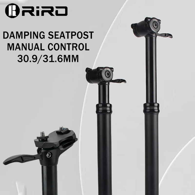 RIRO Bicycle Damping Seatpost 30.9mm 31.6mm Manual Control Bike Damping Seat Tube 140mm Travel Air Adjustment Bike Saddle Tube
RIRO Bicycle Damping Seatpost 30.9mm 31.6mm Manual Control Bike Damping Seat Tube 140mm Travel Air Adjustment Bike Saddle Tube