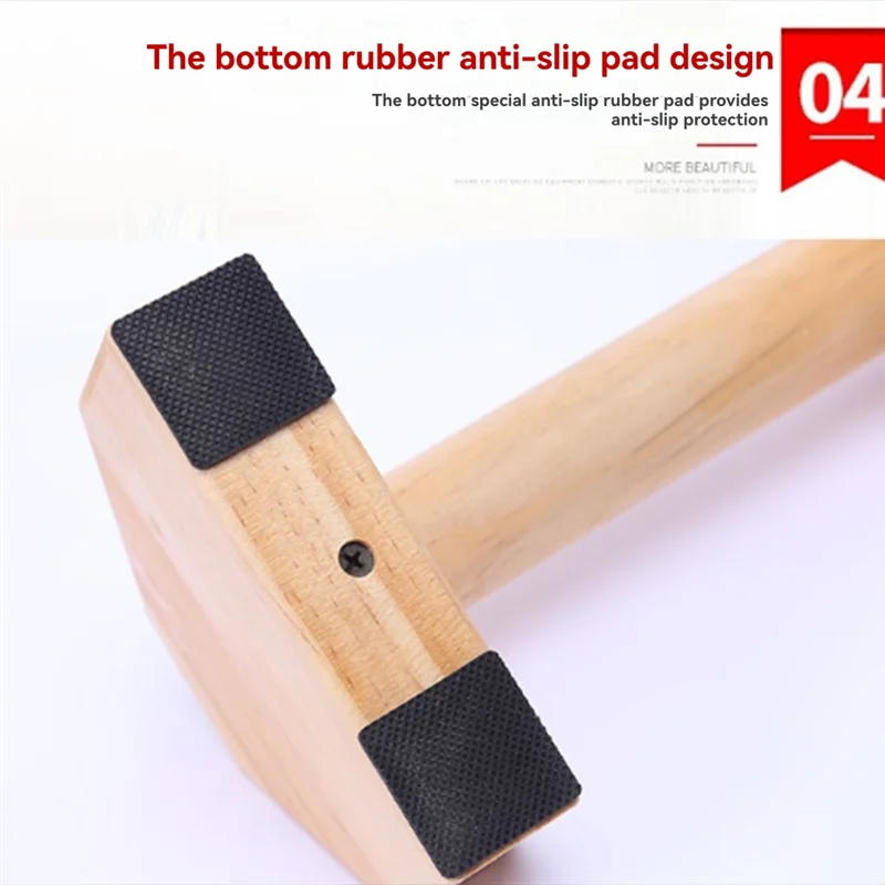 B93B-Pine Solid Wood Push-Up Non-Slip Handle Stand Wood 150KG Household Fitness Equipment For Push-Up Strength Training 
B93B-Pine Solid Wood Push-Up Non-Slip Handle Stand Wood 150KG Household Fitness Equipment For Push-Up Strength Training