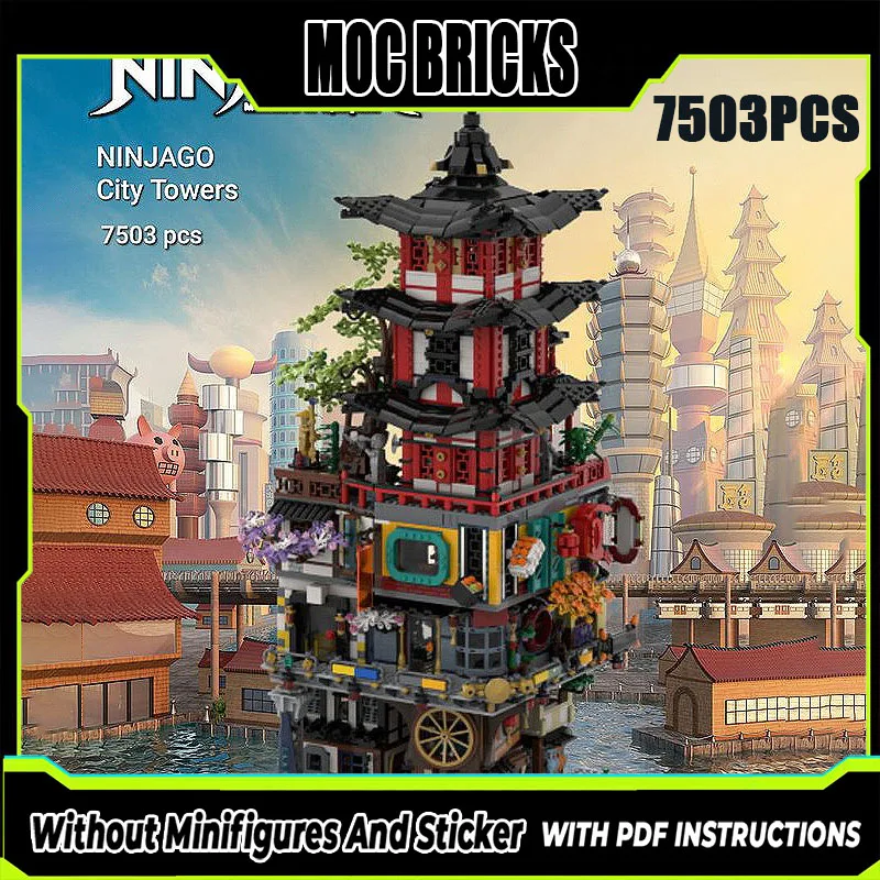 Строительные блоки Moc, город, ретро, фэнтезийная модель архитектуры, ниндзя, башня, технологический модуль, строительные блоки, игрушка, набор «сделай сам», сборка
Строительные блоки Moc, город, ретро, фэнтезийная модель архитектуры, ниндзя, башня, технологический модуль, строительные блоки, игрушка, набор «сделай сам», сборка