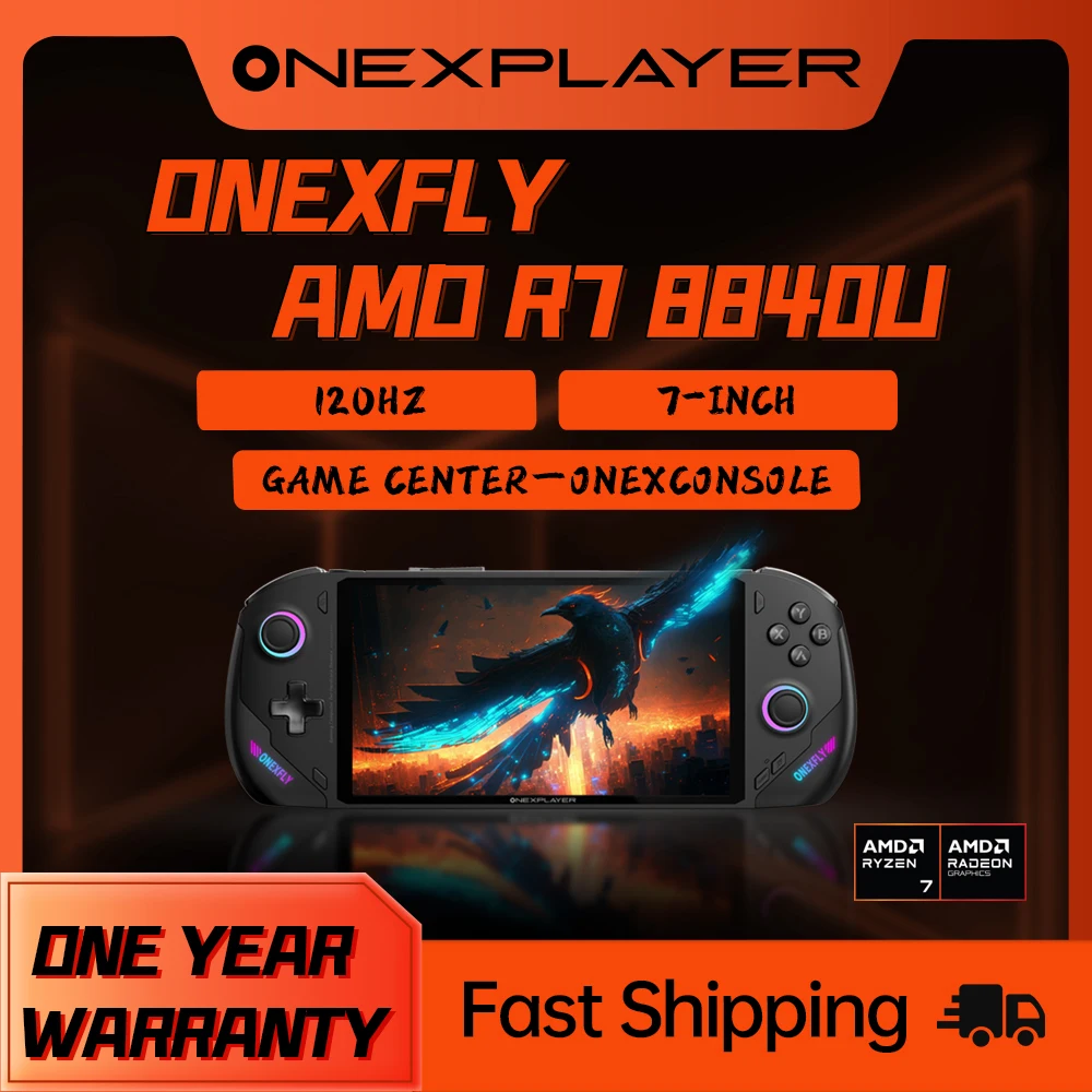 Onexplayer ONEXFLY 7 Inch AMD R7 8840u 65 Fast Charging Wins Game Handheld Console Notebook Laptop Portable Mini Pc
Onexplayer ONEXFLY 7 Inch AMD R7 8840u 65 Fast Charging Wins Game Handheld Console Notebook Laptop Portable Mini Pc