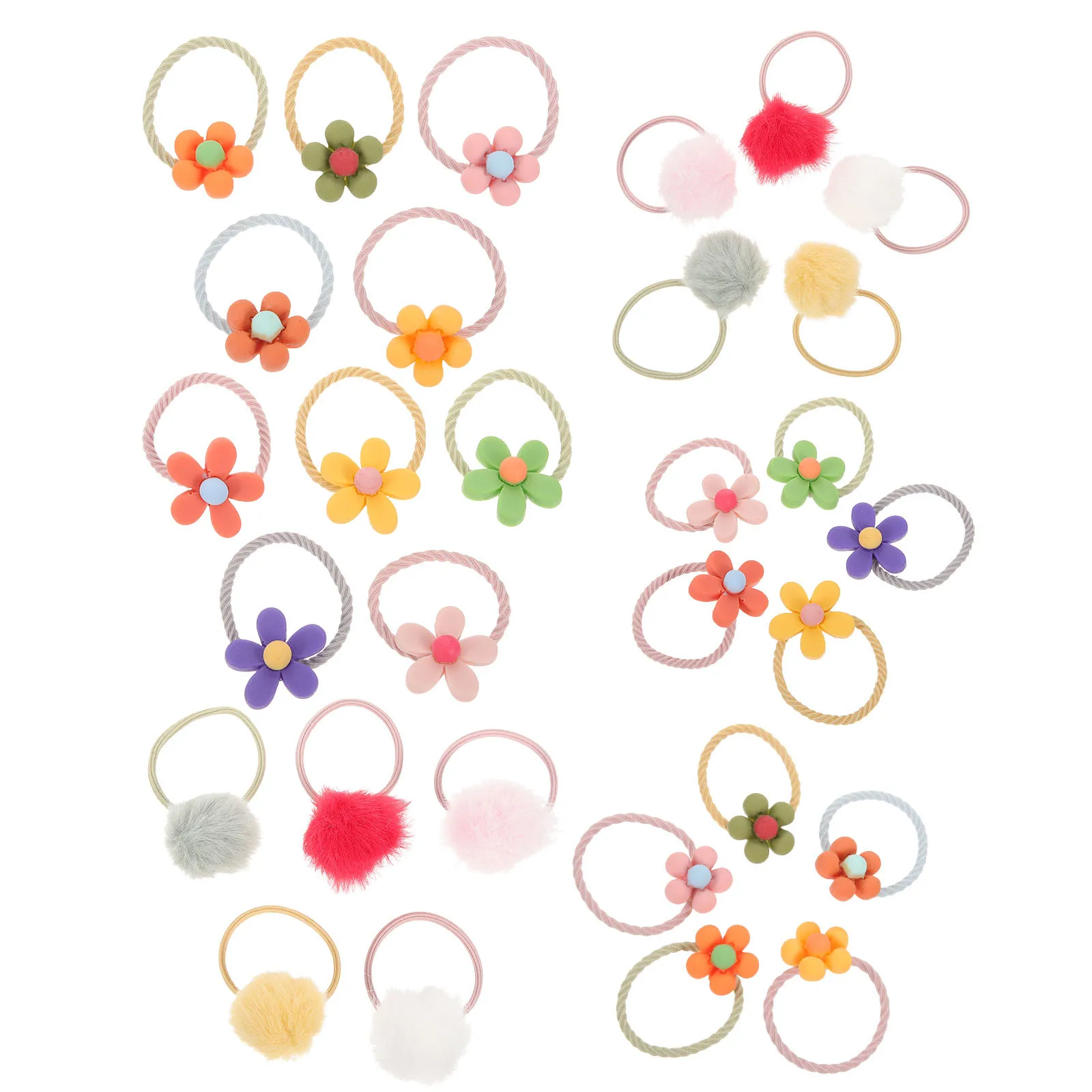 30pcs Flower For Girls Elastic Bands Kids Hair Accessories Birthday Elastic Hair Rope Wedding Party Decor
30pcs Flower For Girls Elastic Bands Kids Hair Accessories Birthday Elastic Hair Rope Wedding Party Decor
