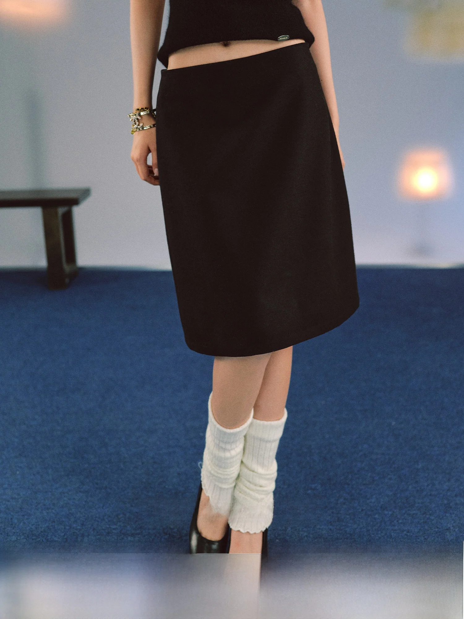 LaluneDuCiel Vintage Layered Lazy A-Line Midi Skirt Women's Versatile Slimming Half-length Skirt Daily Wear Low Waist Design
LaluneDuCiel Vintage Layered Lazy A-Line Midi Skirt Women's Versatile Slimming Half-length Skirt Daily Wear Low Waist Design