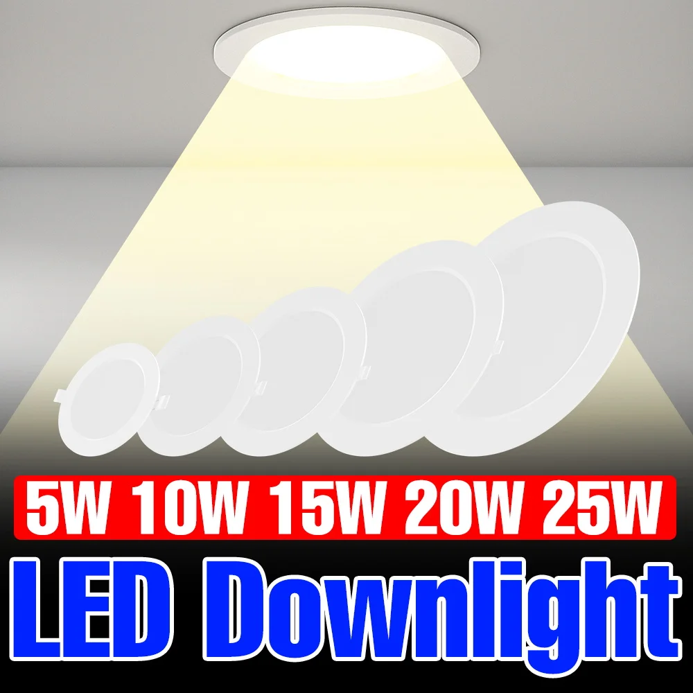 25W LED Downlight Recessed Round Ceiling Lamp 220V Spotlight Cold White 5W 10W 15W 20W Home Living Room Kitchen Bedroom Lighting
25W LED Downlight Recessed Round Ceiling Lamp 220V Spotlight Cold White 5W 10W 15W 20W Home Living Room Kitchen Bedroom Lighting