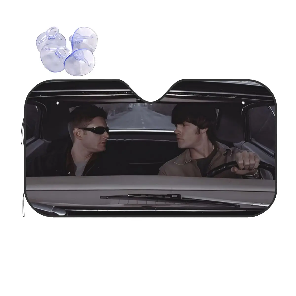 Supernatural Movie Sunshade Windscreen Polyester Car Front Windshield 76x140cm Sun Visor Accessories Covers
Supernatural Movie Sunshade Windscreen Polyester Car Front Windshield 76x140cm Sun Visor Accessories Covers