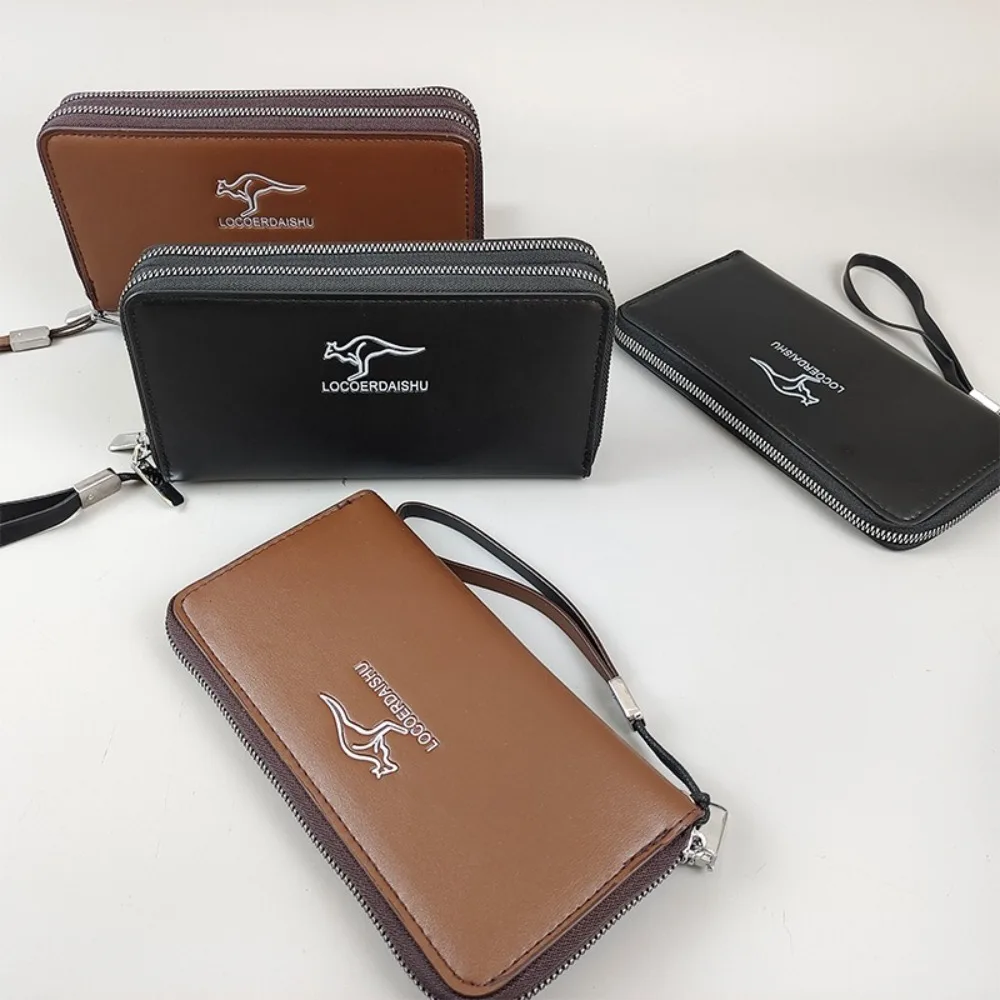 New Zipper Long Wallet PU Large Capacity Phone Bag Double Layer Multi Card Clutch Bag Men
New Zipper Long Wallet PU Large Capacity Phone Bag Double Layer Multi Card Clutch Bag Men