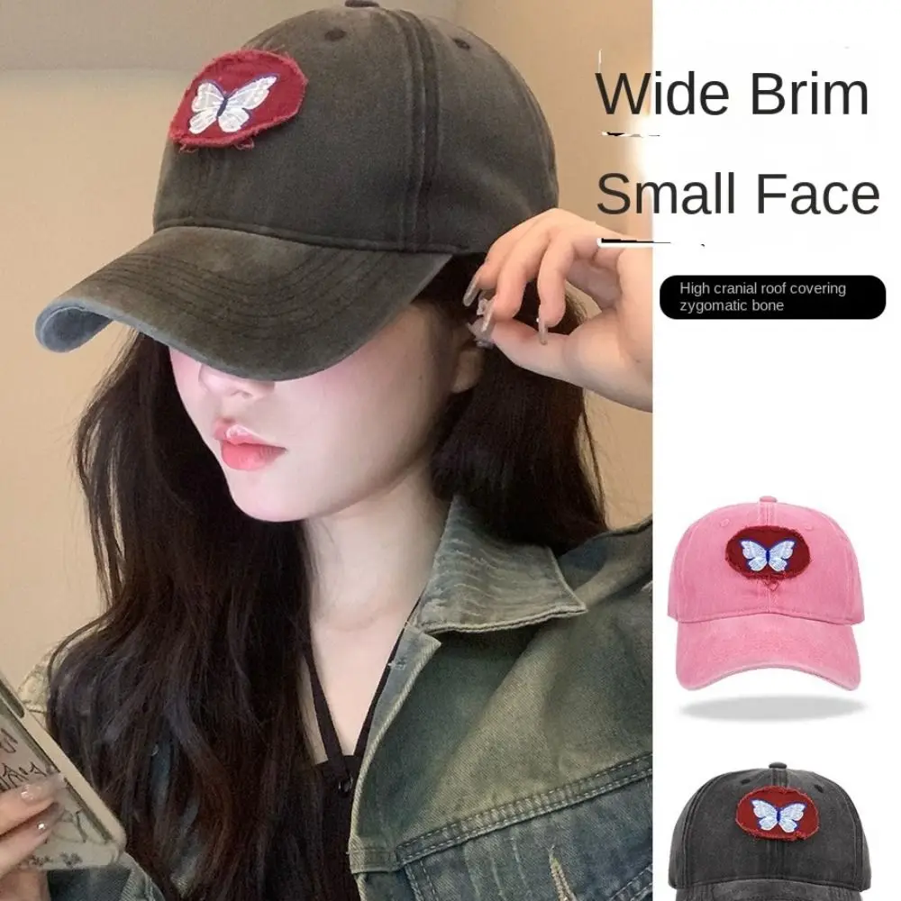 Sun Protection Hat Embroidery Children Baseball Cap Butterfly Cotton Baseball Hat Simple Thin Sun Hat Sports
Sun Protection Hat Embroidery Children Baseball Cap Butterfly Cotton Baseball Hat Simple Thin Sun Hat Sports