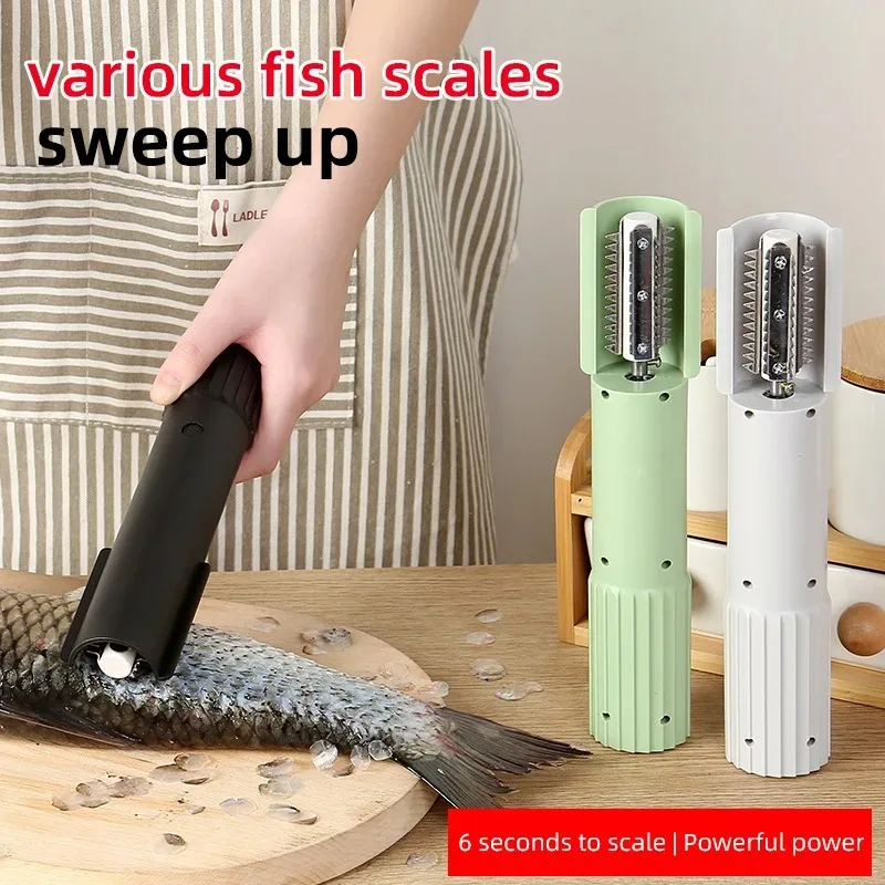 Electric Fish Scaler Machine High Power USB Charging Cordless Fish Scale Remover for Home and Restaurant Use
Electric Fish Scaler Machine High Power USB Charging Cordless Fish Scale Remover for Home and Restaurant Use