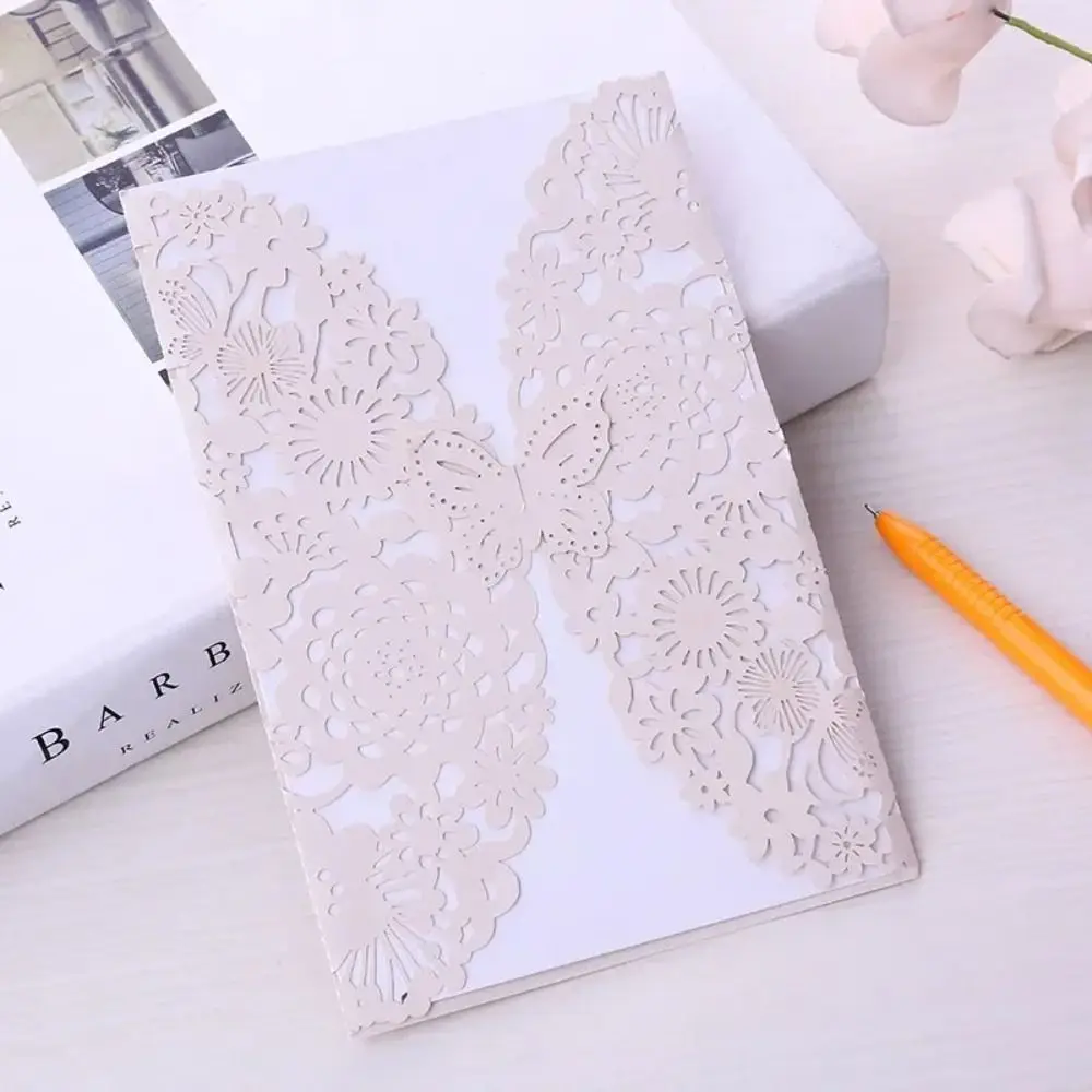 50pcs Flower 3D Invitation Card Hollow Out Decorative Hollow Out Invitation Cards European Style Laser Cut Wedding Invitations
50pcs Flower 3D Invitation Card Hollow Out Decorative Hollow Out Invitation Cards European Style Laser Cut Wedding Invitations