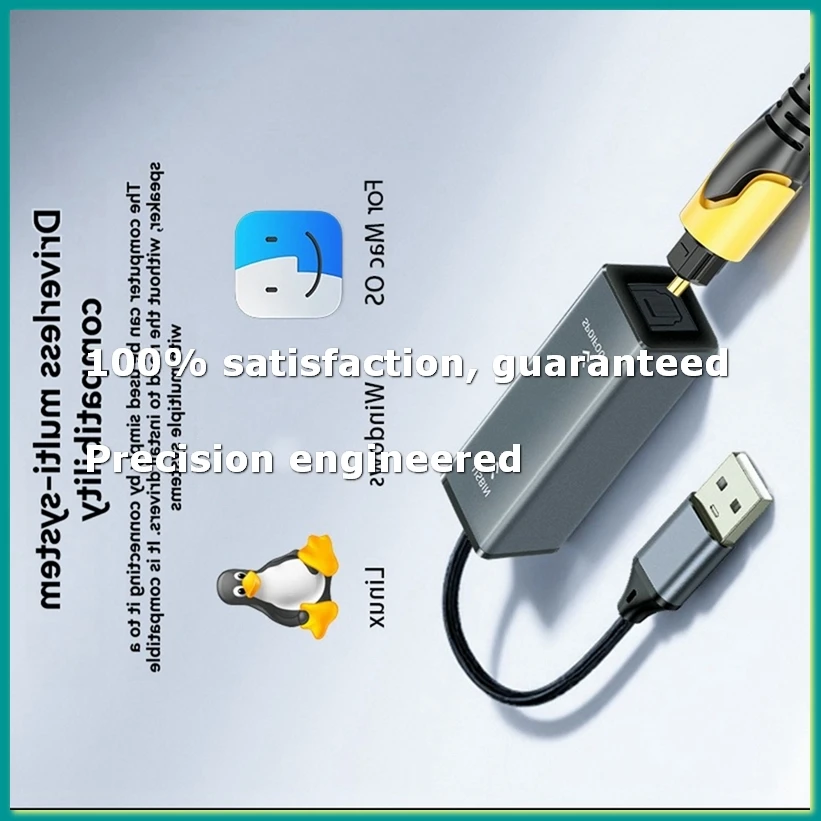 USB-адаптер для преобразования аудиосигнала в оптический, USB-SPDIF-адаптер, 24 бит/96 кГц, для подключения ноутбука к саундбару-A86Z
USB-адаптер для преобразования аудиосигнала в оптический, USB-SPDIF-адаптер, 24 бит/96 кГц, для подключения ноутбука к саундбару-A86Z