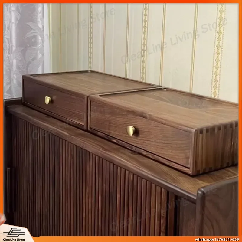 Black Walnut Wood A4 Paper File Storage Box Desktop Organizer with Brass Handle Flexible Modular Home Office Storage Cabinet
Black Walnut Wood A4 Paper File Storage Box Desktop Organizer with Brass Handle Flexible Modular Home Office Storage Cabinet