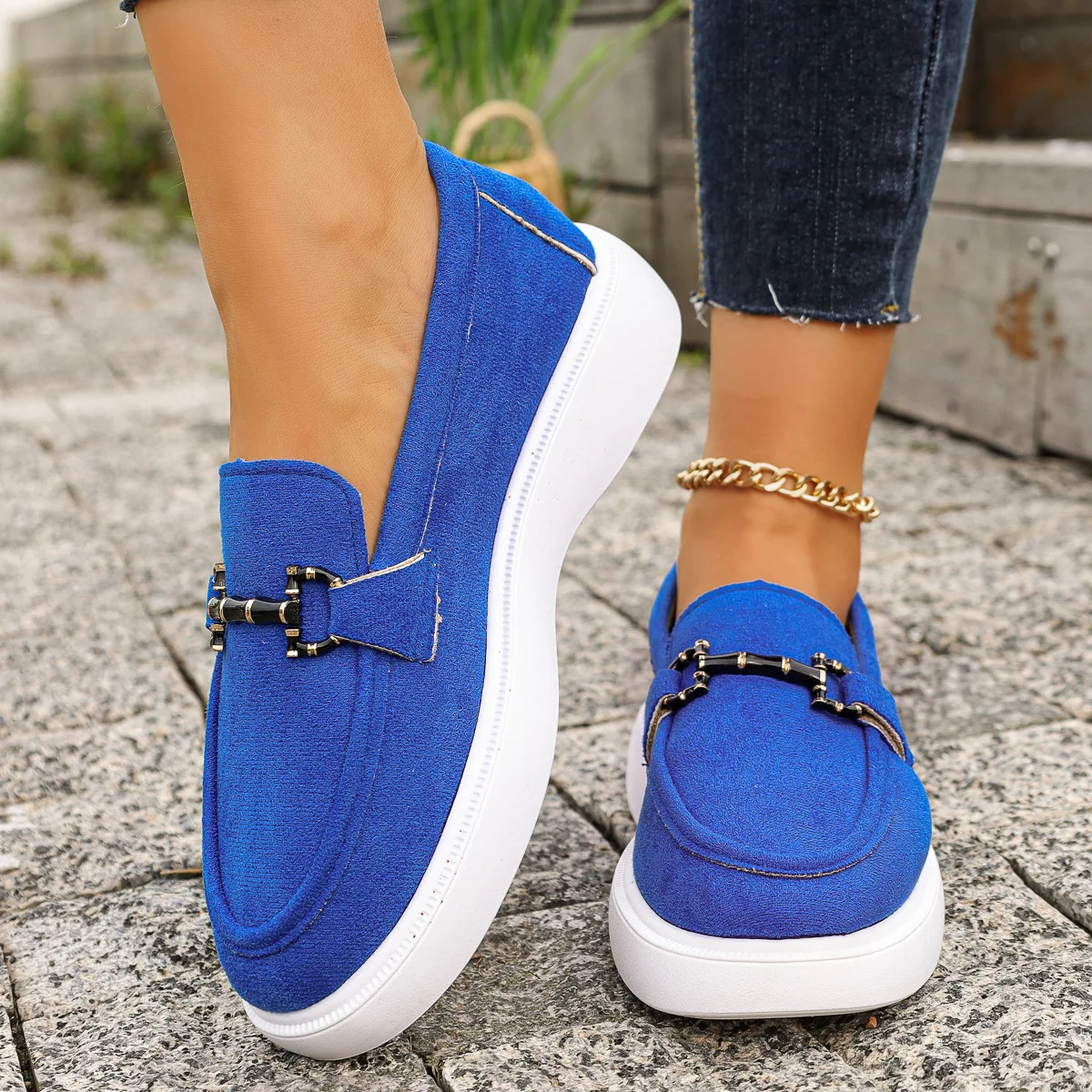 36-43 Plus Size Shoes for Women Spring Autumn Slip on Platform Wedge Loafers Comfortable Non-slip Flats Zapatos De Mujer 2026
36-43 Plus Size Shoes for Women Spring Autumn Slip on Platform Wedge Loafers Comfortable Non-slip Flats Zapatos De Mujer 2026