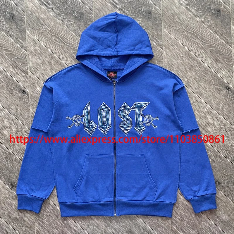 Street Trend Lost Intricacy Hoodie High Quality Vintage Washed Casual Hot Diamond Best-selling Lost Intricacy Jacket Sweatshirt
Street Trend Lost Intricacy Hoodie High Quality Vintage Washed Casual Hot Diamond Best-selling Lost Intricacy Jacket Sweatshirt