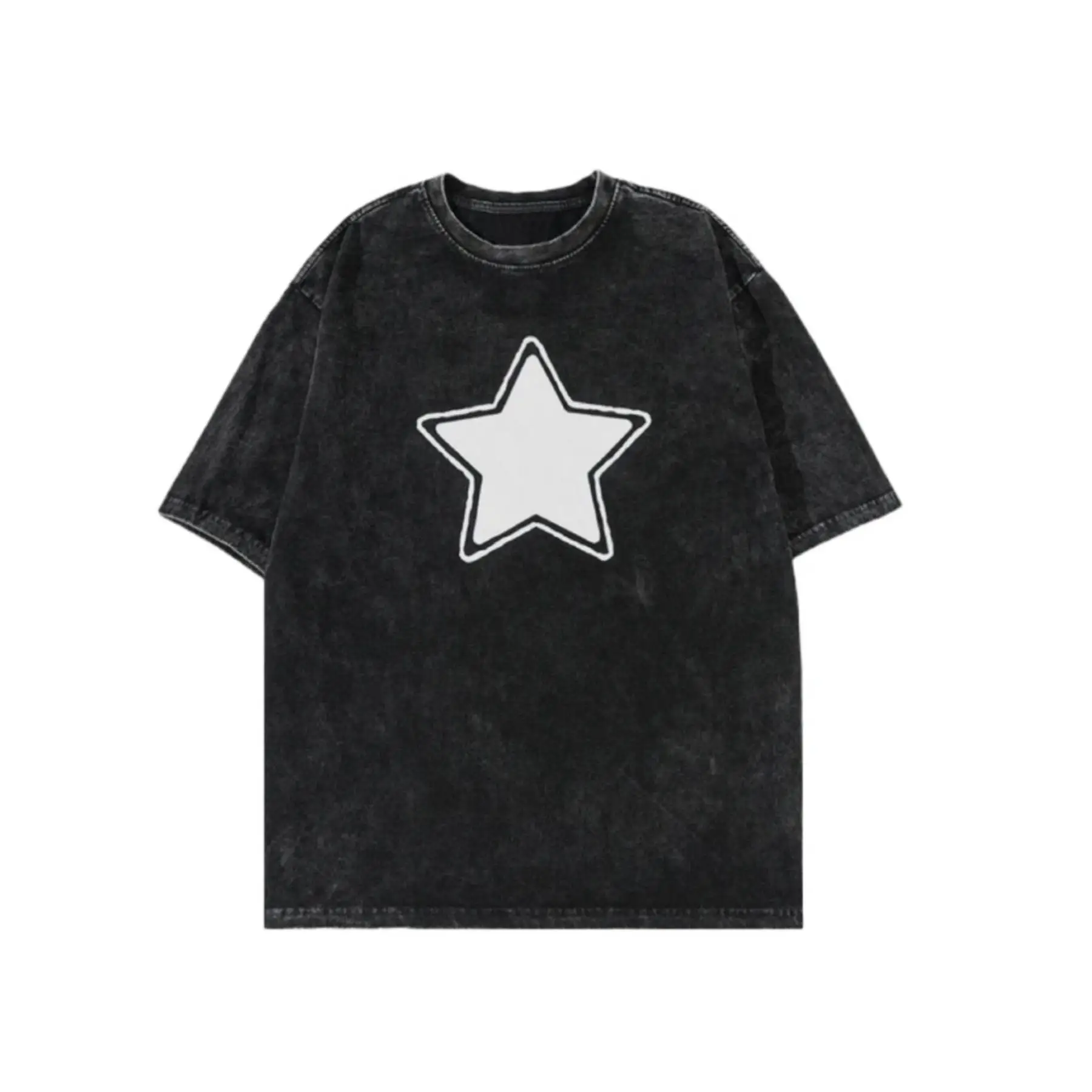 Washed Color Vintage Style Distressed T-Shirt- Soft, Breathable, Loose Fit, Short Sleeve, Women'S Casual Summer Wear- Acid Washe
Washed Color Vintage Style Distressed T-Shirt- Soft, Breathable, Loose Fit, Short Sleeve, Women'S Casual Summer Wear- Acid Washe