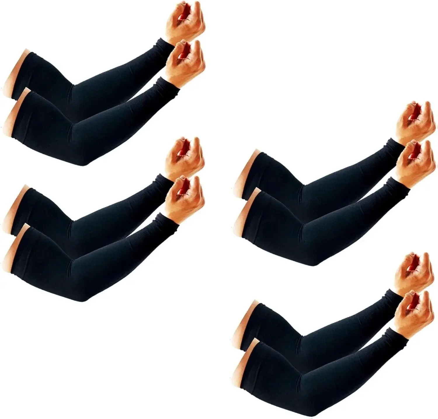 4 Pairs UV Protection Cooling Arm Sleeves for Men and Women UPF 50 Sun Sleeve 99% Polyester 1% Other Fibers One Size Fits All for Outdoor Adventures
4 Pairs UV Protection Cooling Arm Sleeves for Men and Women UPF 50 Sun Sleeve 99% Polyester 1% Other Fibers One Size Fits All for Outdoor Adventures