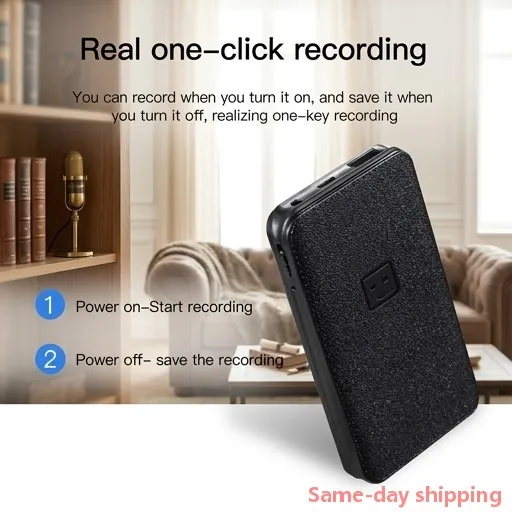 4-in-1 Digital Voice Recorder with Voice Activation, Strong Magnetic Power Bank & MP3 Player, Long Distance Recording
4-in-1 Digital Voice Recorder with Voice Activation, Strong Magnetic Power Bank & MP3 Player, Long Distance Recording