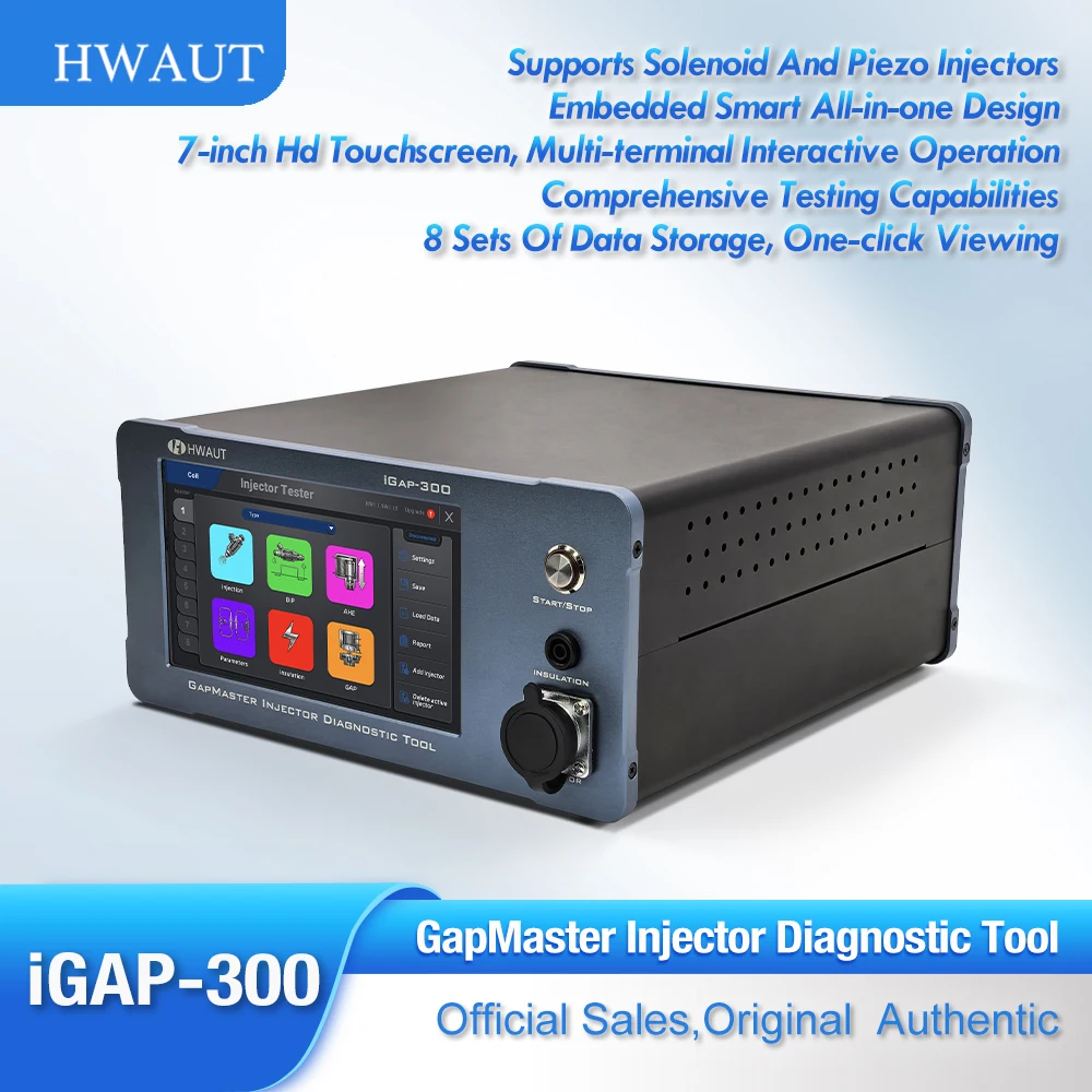Диагностический инструмент iGAP-300 Mega V4 V2 Gap Smart с 7-дюймовым сенсорным экраном для тестирования форсунок Common Rail, соленоидов, пьезофорсунок Siemens, VDO, Bosch
Диагностический инструмент iGAP-300 Mega V4 V2 Gap Smart с 7-дюймовым сенсорным экраном для тестирования форсунок Common Rail, соленоидов, пьезофорсунок Siemens, VDO, Bosch
