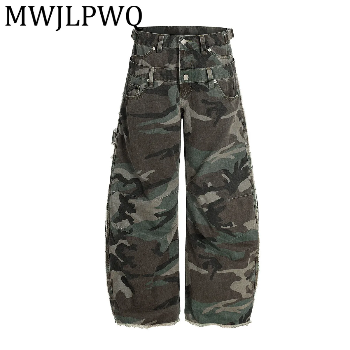 MWJLPWQ American Style Outdoor Functional Camouflage Cargo Trousers Men Loose Fake Two-Piece Frayed Casual Pants Trendy 21227
MWJLPWQ American Style Outdoor Functional Camouflage Cargo Trousers Men Loose Fake Two-Piece Frayed Casual Pants Trendy 21227