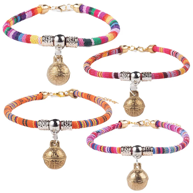 Dog collar trend national wind bell painted cat collar Teddy bear small dog pet products wholesale
Dog collar trend national wind bell painted cat collar Teddy bear small dog pet products wholesale