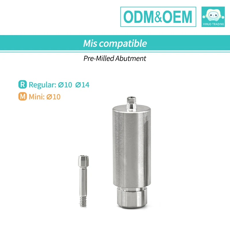 1set OSSTEM Pre Milled Abutment Grade 5 Titanium Blank for Dental Implants, CAD/CAM Compatible with Internal Connection
1set OSSTEM Pre Milled Abutment Grade 5 Titanium Blank for Dental Implants, CAD/CAM Compatible with Internal Connection