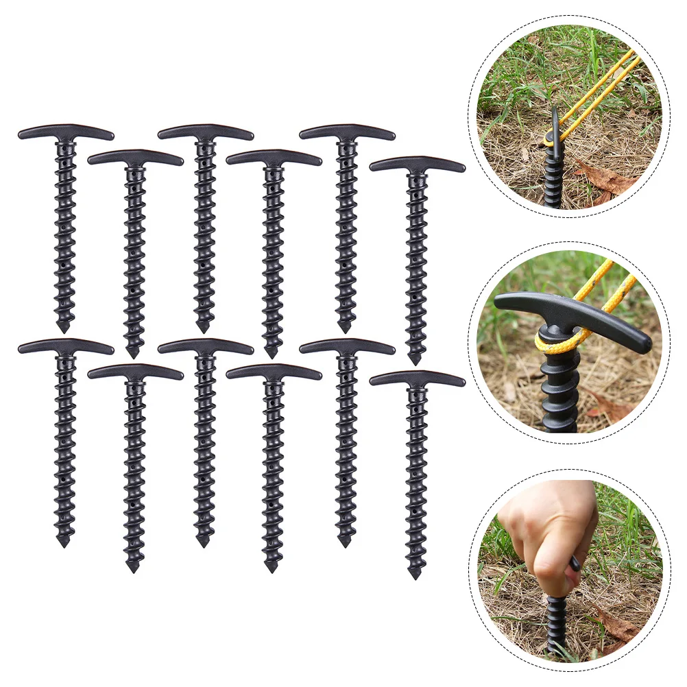 12pcs Tent Pegs Lightweight Plastic Camping Stakes 14 5cm Tent Screws Beach Mud Grass Ground Fixing Outdoor Accessories
12pcs Tent Pegs Lightweight Plastic Camping Stakes 14 5cm Tent Screws Beach Mud Grass Ground Fixing Outdoor Accessories
