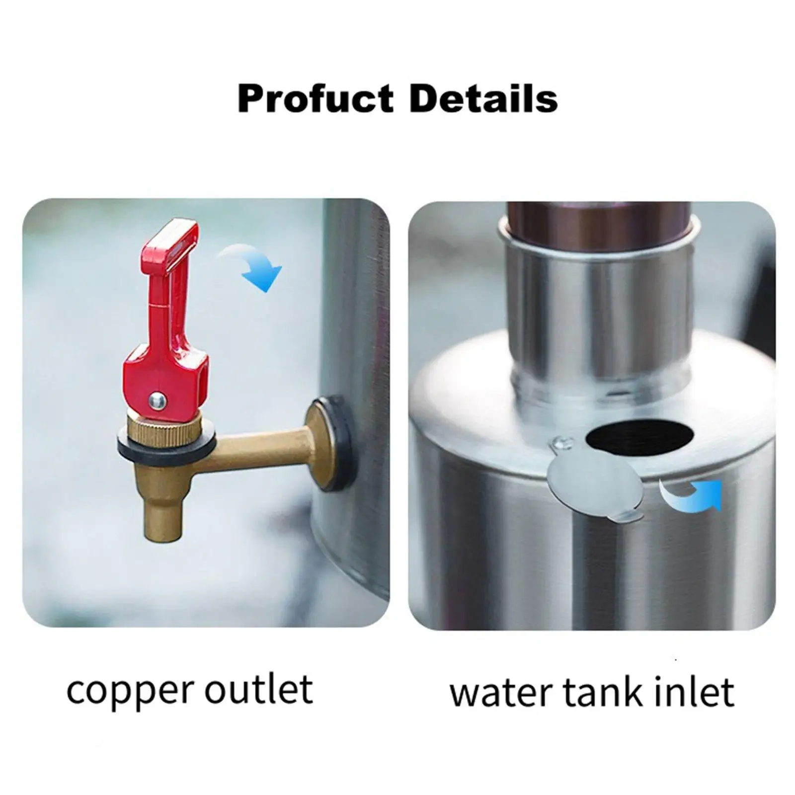 Camping Stove Water Tank, Efficient, Easy to Install, Sturdy, Stainless Steel, Accessory, Chimney Water Tank
Camping Stove Water Tank, Efficient, Easy to Install, Sturdy, Stainless Steel, Accessory, Chimney Water Tank