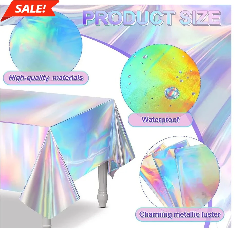 Laser Rainbow Theme Party Disposable Tablecloth Decoration Supplies Nappe De Table Cloth Mantel De Mesa Rectangular Home
Laser Rainbow Theme Party Disposable Tablecloth Decoration Supplies Nappe De Table Cloth Mantel De Mesa Rectangular Home