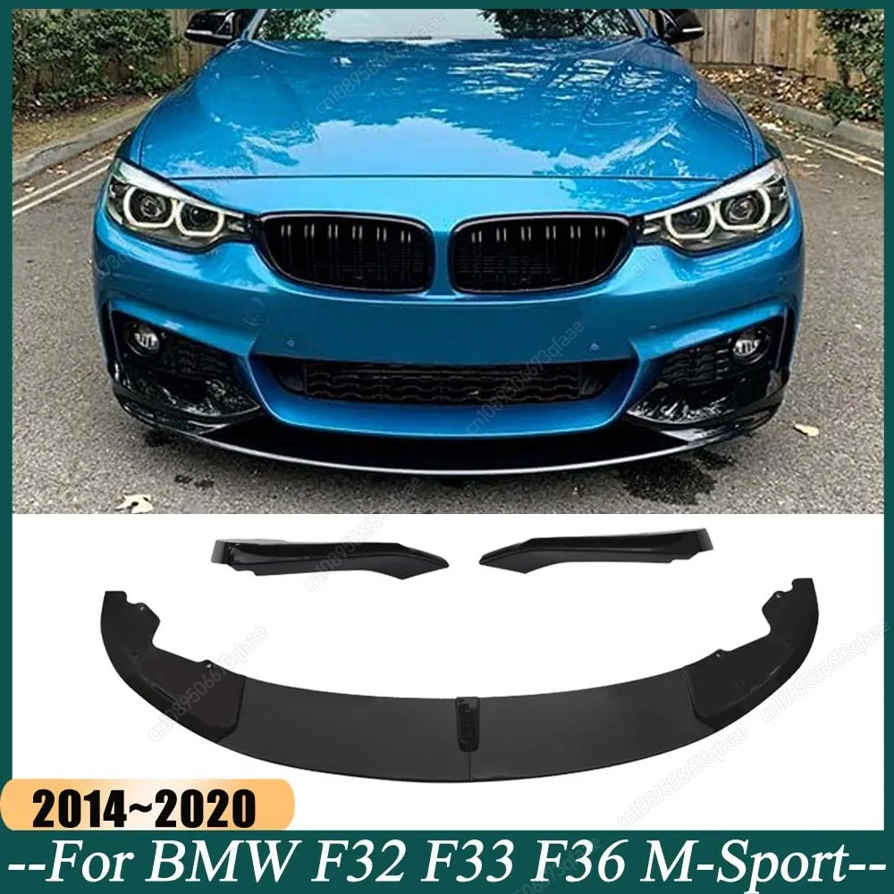 4Pcs Front Bumper Lip Diffuser Splitter Body Kits Cover For BMW 4 Series F32 F33 F36 420i 430i 420d M440i 2014-2020 ABS Tuning
4Pcs Front Bumper Lip Diffuser Splitter Body Kits Cover For BMW 4 Series F32 F33 F36 420i 430i 420d M440i 2014-2020 ABS Tuning