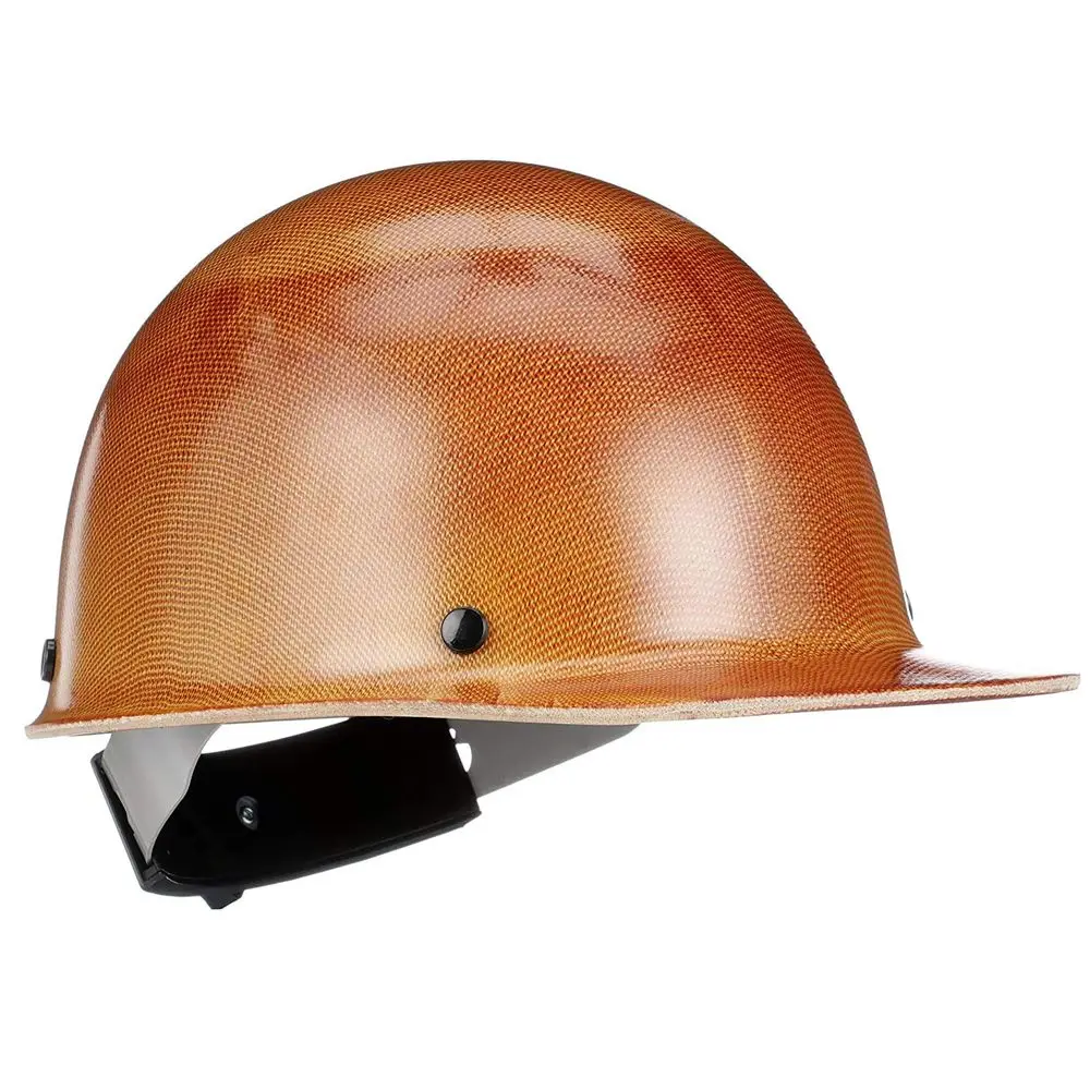Safety Hard Hat with Swing Ratchet Suspension, Phenolic Resin, Heat-Resistant up to 350°F, Tan Stand Size
Safety Hard Hat with Swing Ratchet Suspension, Phenolic Resin, Heat-Resistant up to 350°F, Tan Stand Size