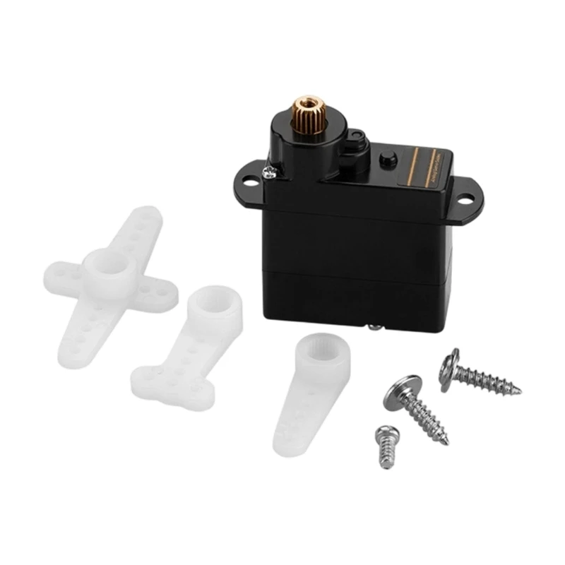 Advanced Tiny Servo Gear Delivering 0.58kgf·cm Torque Low Noise Operate Anti Interferences for Remote Control
Advanced Tiny Servo Gear Delivering 0.58kgf·cm Torque Low Noise Operate Anti Interferences for Remote Control