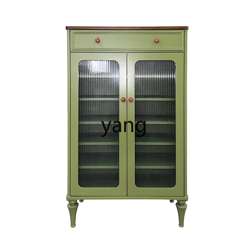 LH solid wood gentle retro wind green shoe cabinet dining side cabinet porch TV side cabinet storage
LH solid wood gentle retro wind green shoe cabinet dining side cabinet porch TV side cabinet storage