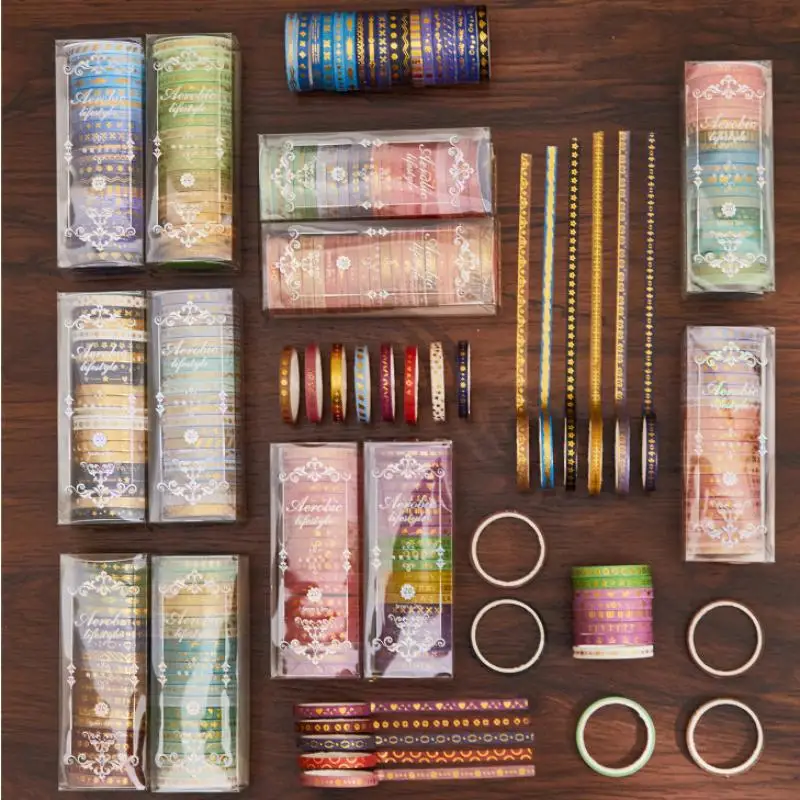 20Pcs Washi Tape Set Gold Foil Decorative Adhesive Tape Kawaii Stationery Masking Tape For Scrapbooking Ribbons Diary Decoration
20Pcs Washi Tape Set Gold Foil Decorative Adhesive Tape Kawaii Stationery Masking Tape For Scrapbooking Ribbons Diary Decoration