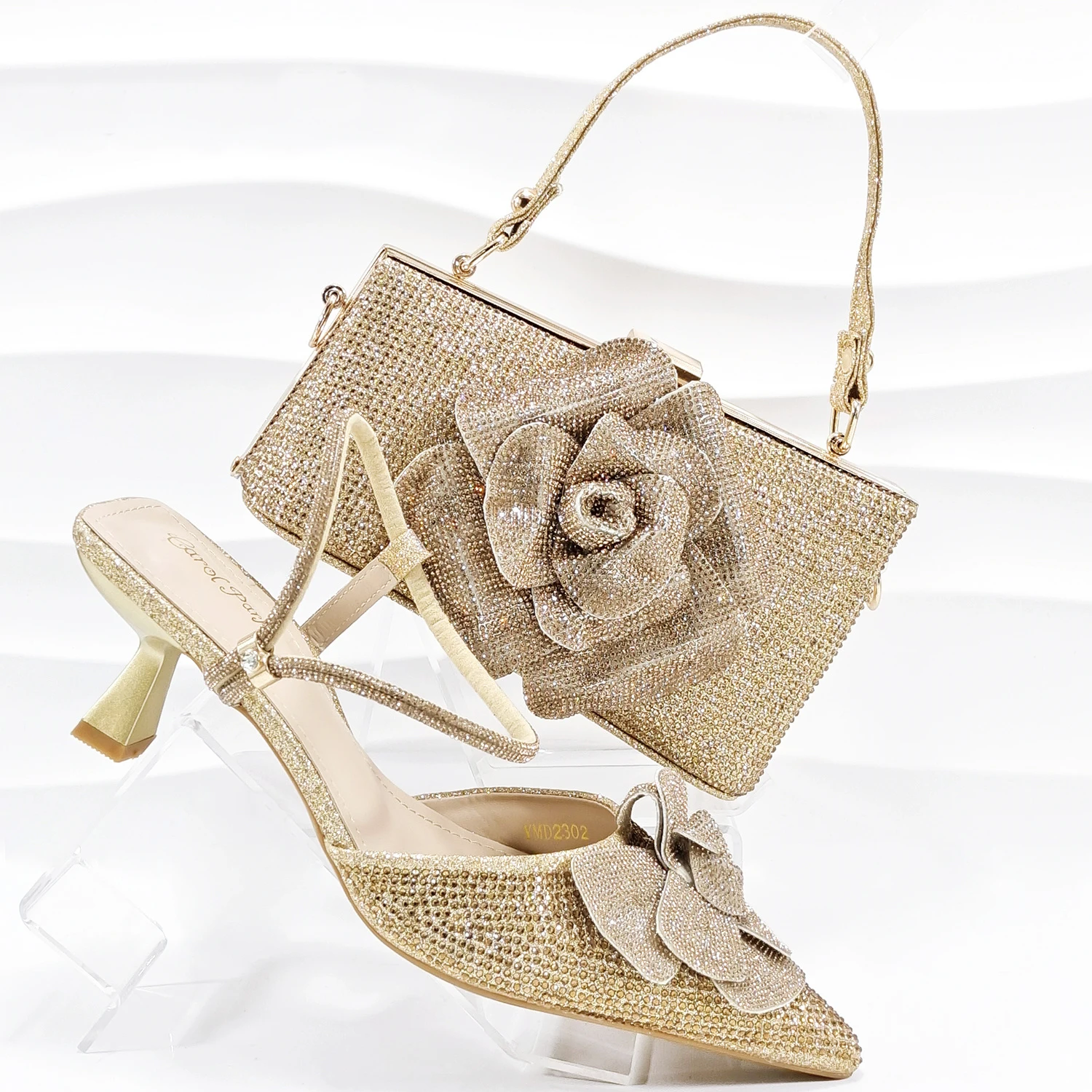 doershow Italian Shoes And Bag Sets For Evening Party With Stones Italian Leather Handbags Match Bags! AR1-13
doershow Italian Shoes And Bag Sets For Evening Party With Stones Italian Leather Handbags Match Bags! AR1-13