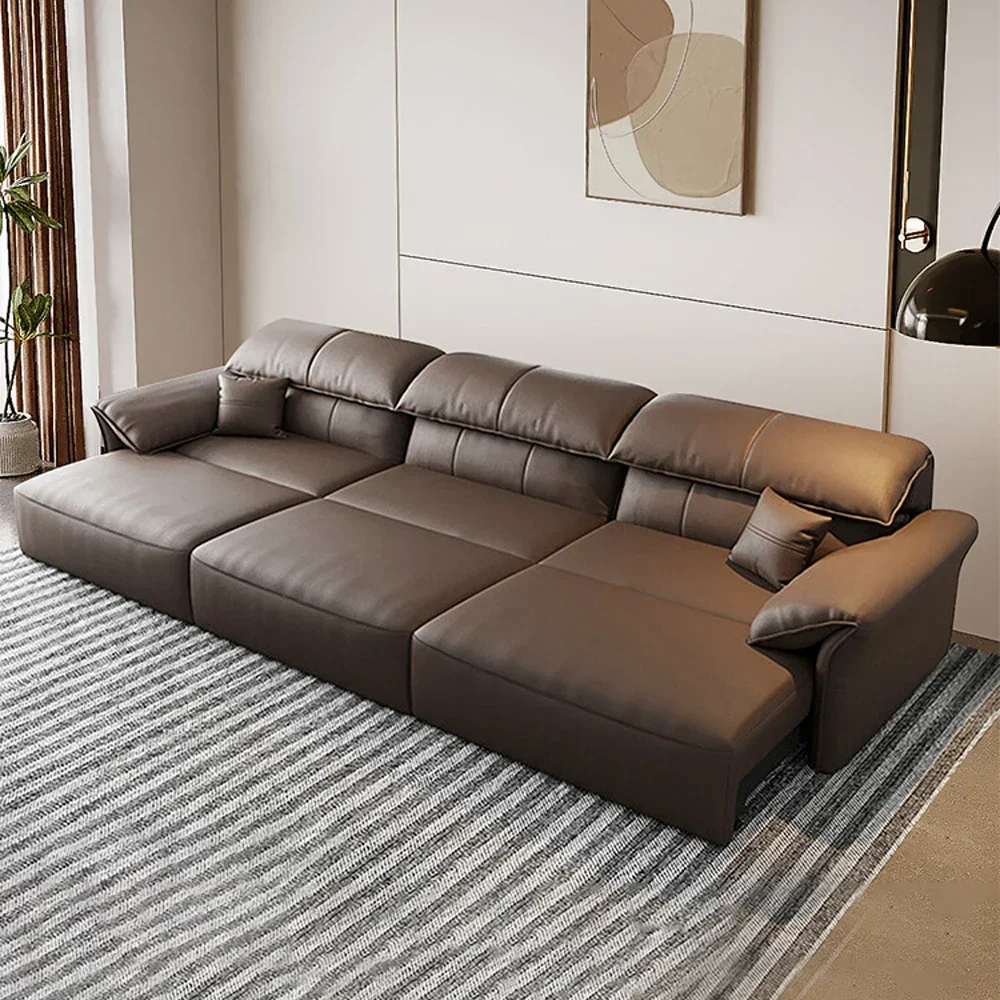 MANBAS Electric Sofa Convertible for Cinema Living Room | Genuine Leather Electric Multifunction Sofa Bed | Folding Sofa Beds
MANBAS Electric Sofa Convertible for Cinema Living Room | Genuine Leather Electric Multifunction Sofa Bed | Folding Sofa Beds