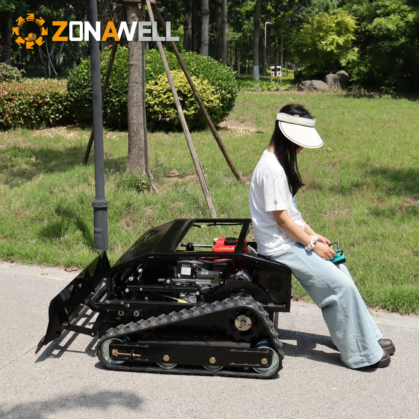 Wireless lawn mower remote controlled CE/EU5/EPA Anti-Slip 500MM Support customization Adjustable lift Urban Public Green Spaces
Wireless lawn mower remote controlled CE/EU5/EPA Anti-Slip 500MM Support customization Adjustable lift Urban Public Green Spaces