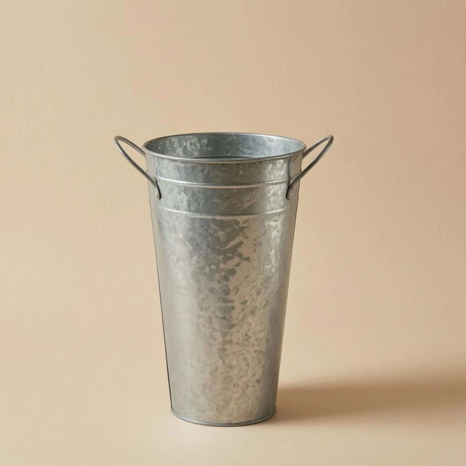 Distressed Tin Vase Embossed Lettering Metal Flower Vessel Galvanized Metal Vase Wide Uncovered Top
Distressed Tin Vase Embossed Lettering Metal Flower Vessel Galvanized Metal Vase Wide Uncovered Top