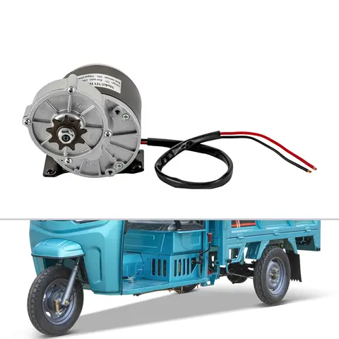 250W 12V Gear Reductie Elektrische Motor Elektrische Fiets Geborsteld Motor Reductor Geborsteld DC Motor 2750 RPM